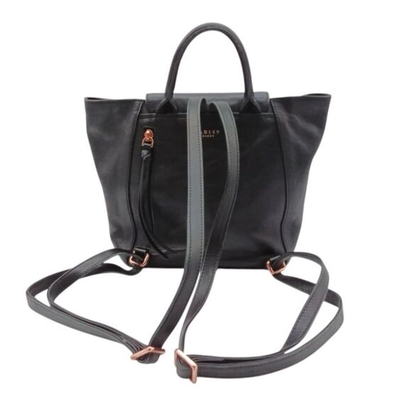 Radley London Esher Street Flapover Backpack Black/RoseGold